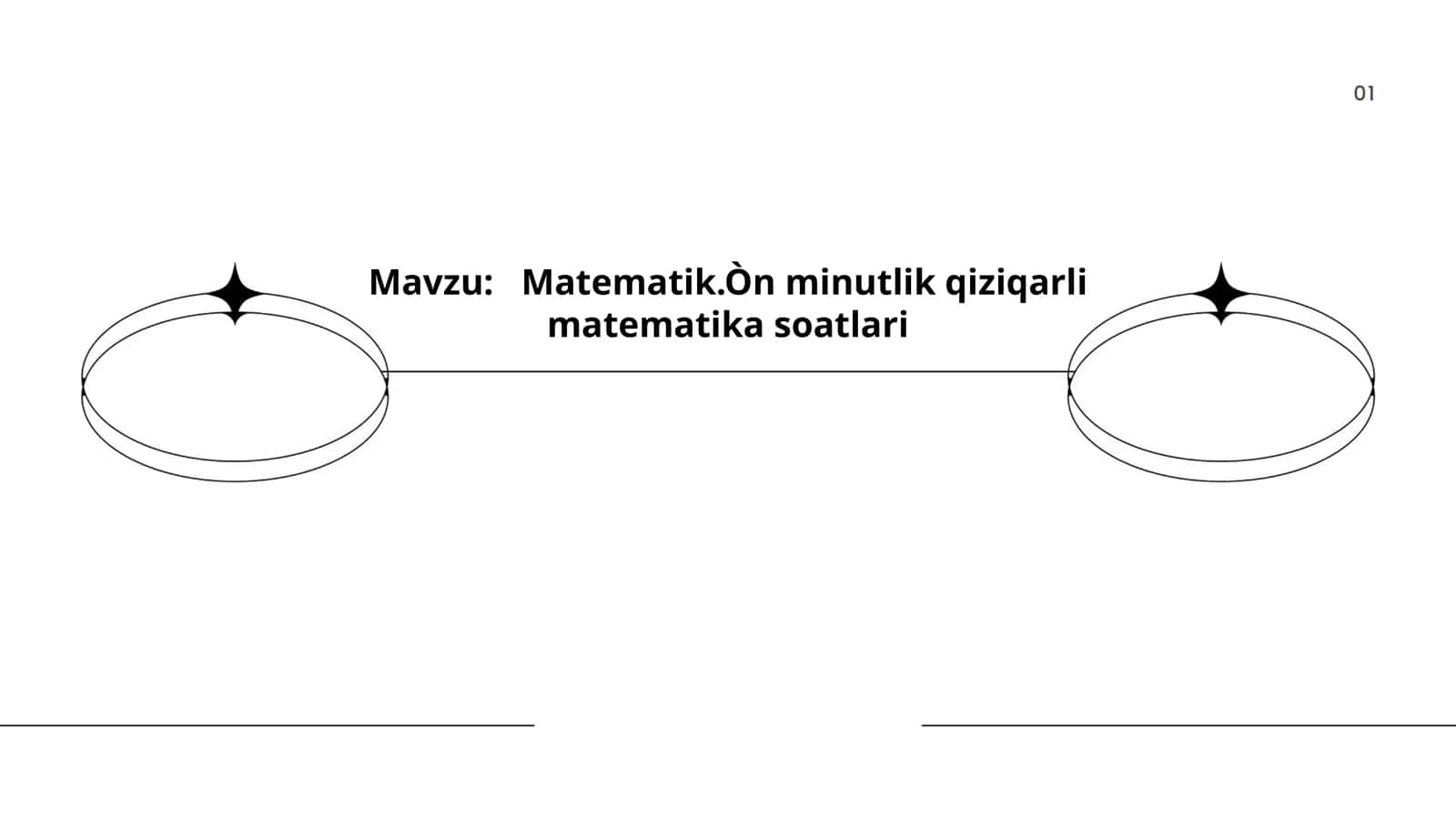 Matematik. Òn minutlik qiziqarli matematika soatlari
