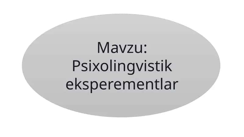 Psixolingvistika: Til va Aql O'rtasidagi Aloqa