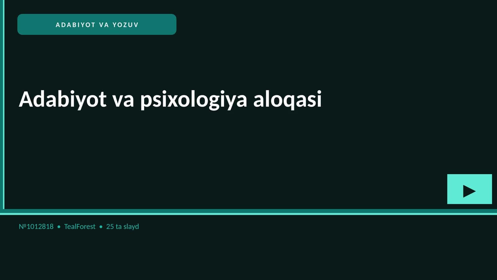 Adabiyot va psixologiya aloqasi