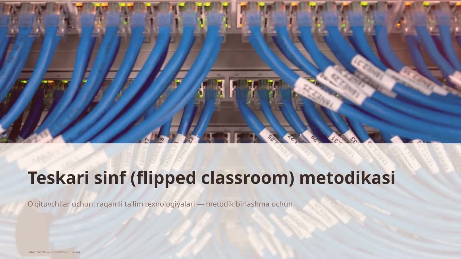 Teskari sinf (flipped classroom) metodikasi