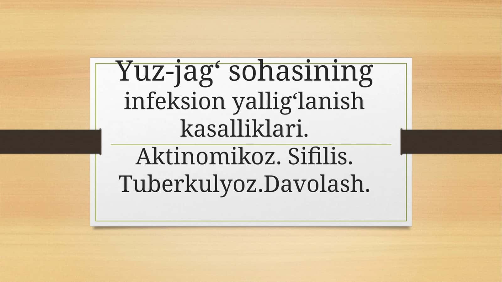 Aktinomikoz