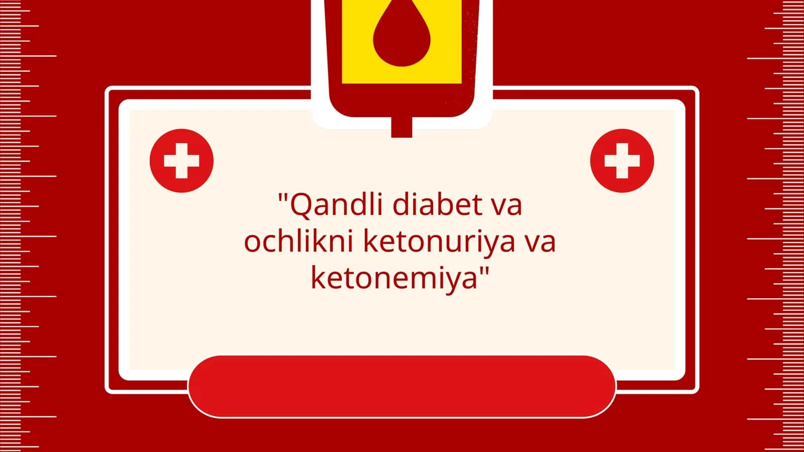 Qandli diabet va ochlikni ketonuriya va ketonemiya