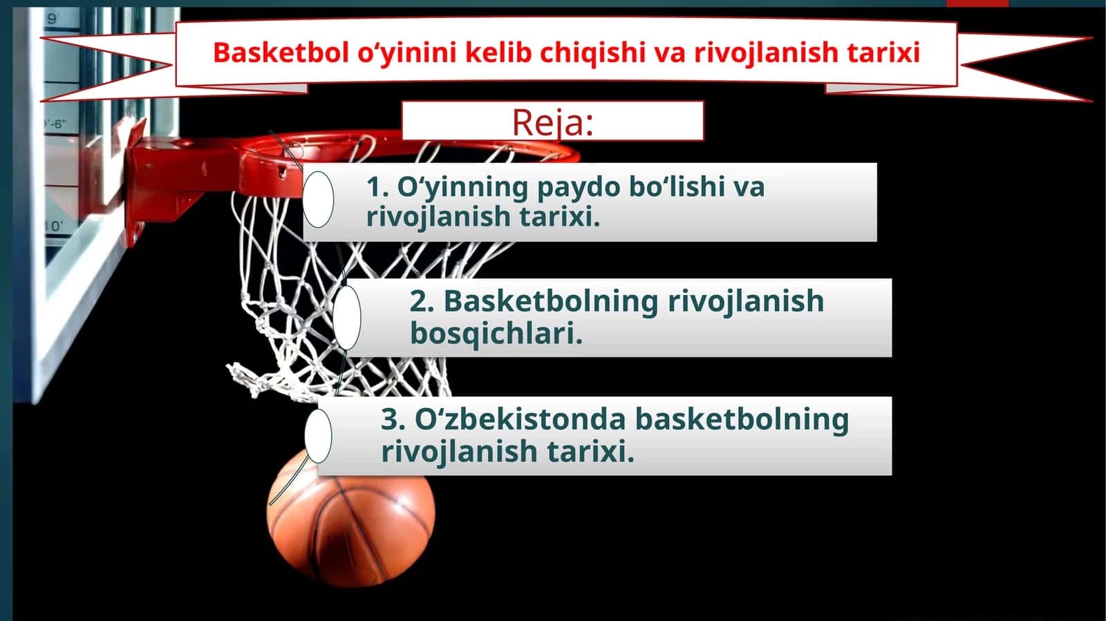 Basketbolo‘yini kelib chiqishi va rojlanishi tarixi
