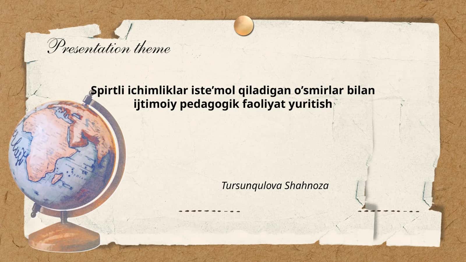 Spirtli ichimliklar iste’mol qiladigan o’smirlar bilan ijtimoiy pedagogik faoliyat yuritish