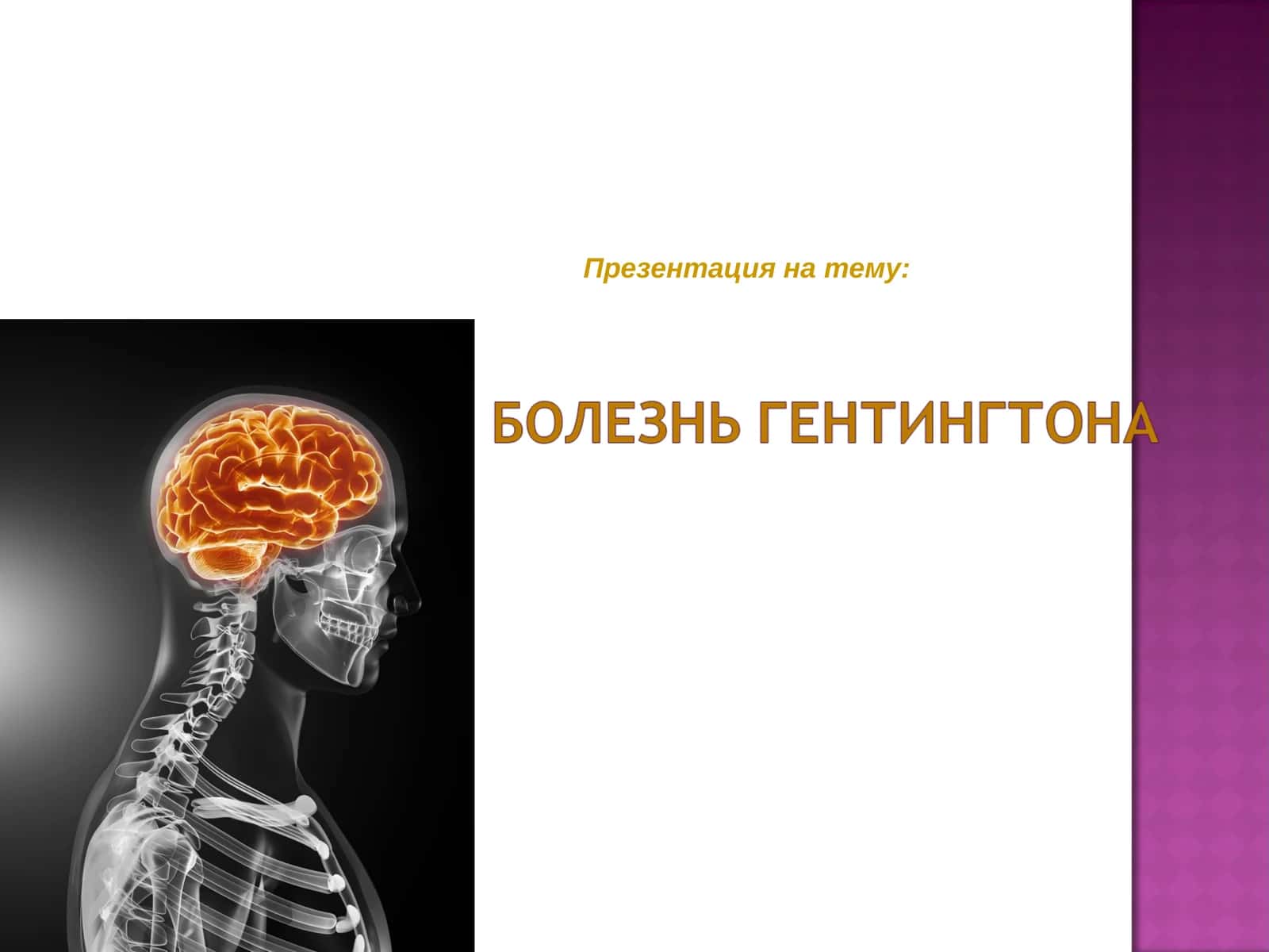 Проблемы нервной системы