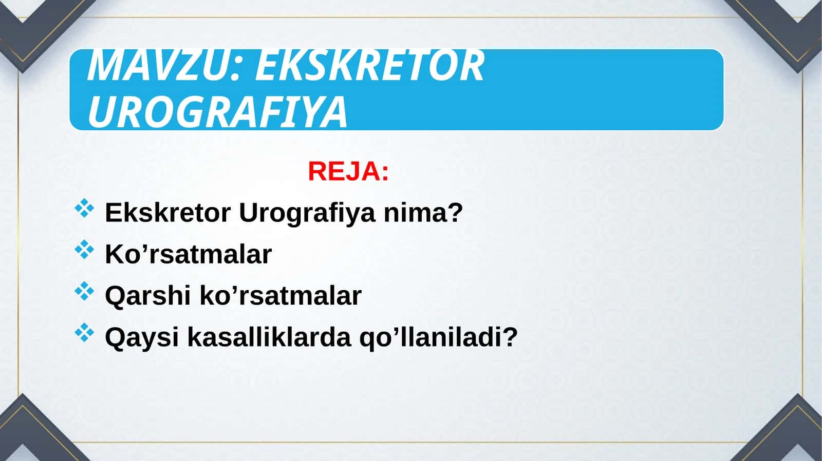 Ekskretor Urografiya