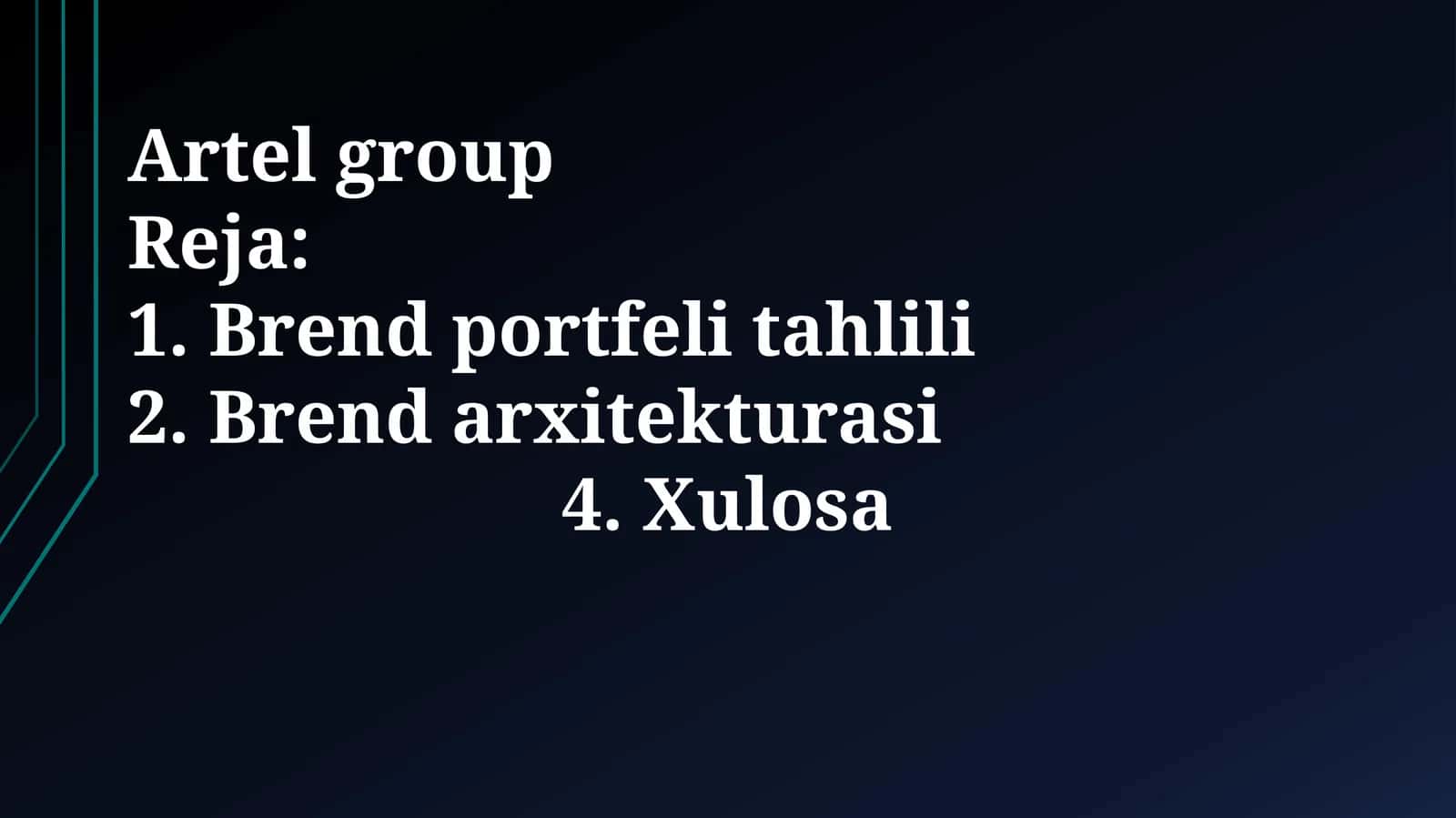 Brend portfeli tahlili