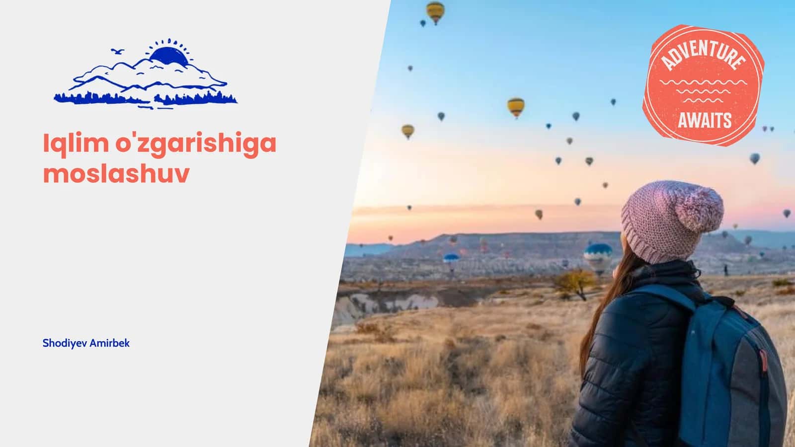 Iqlim o'zgarishiga moslashuv