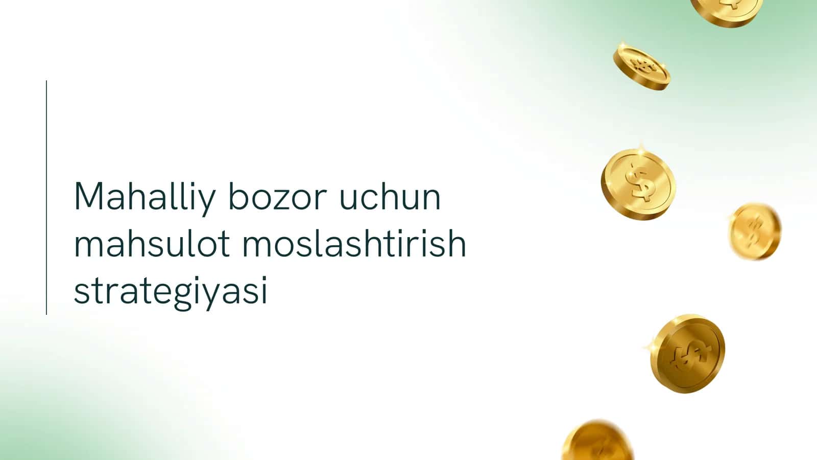 Mahalliy bozor uchun mahsulot moslashtirish strategiyasi