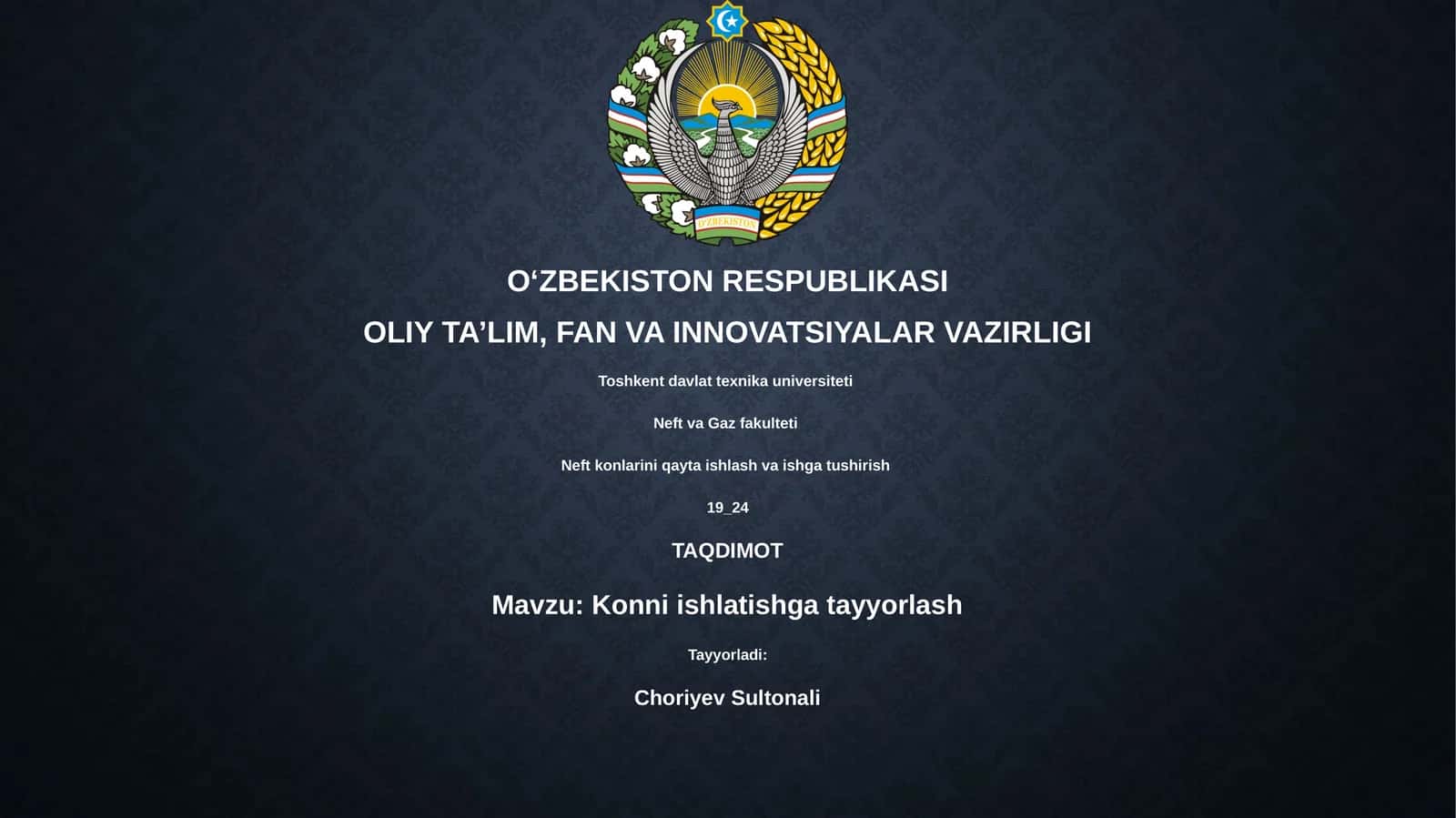 Konni ishlatishga tayyorlash