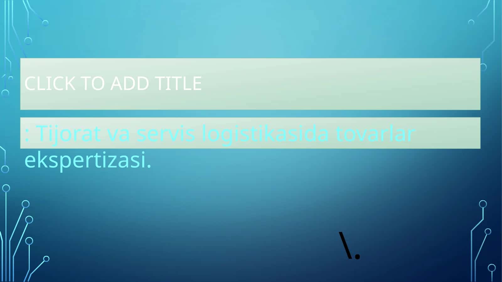 Tijorat va servis logistikasida tovarlar ekspertizasi