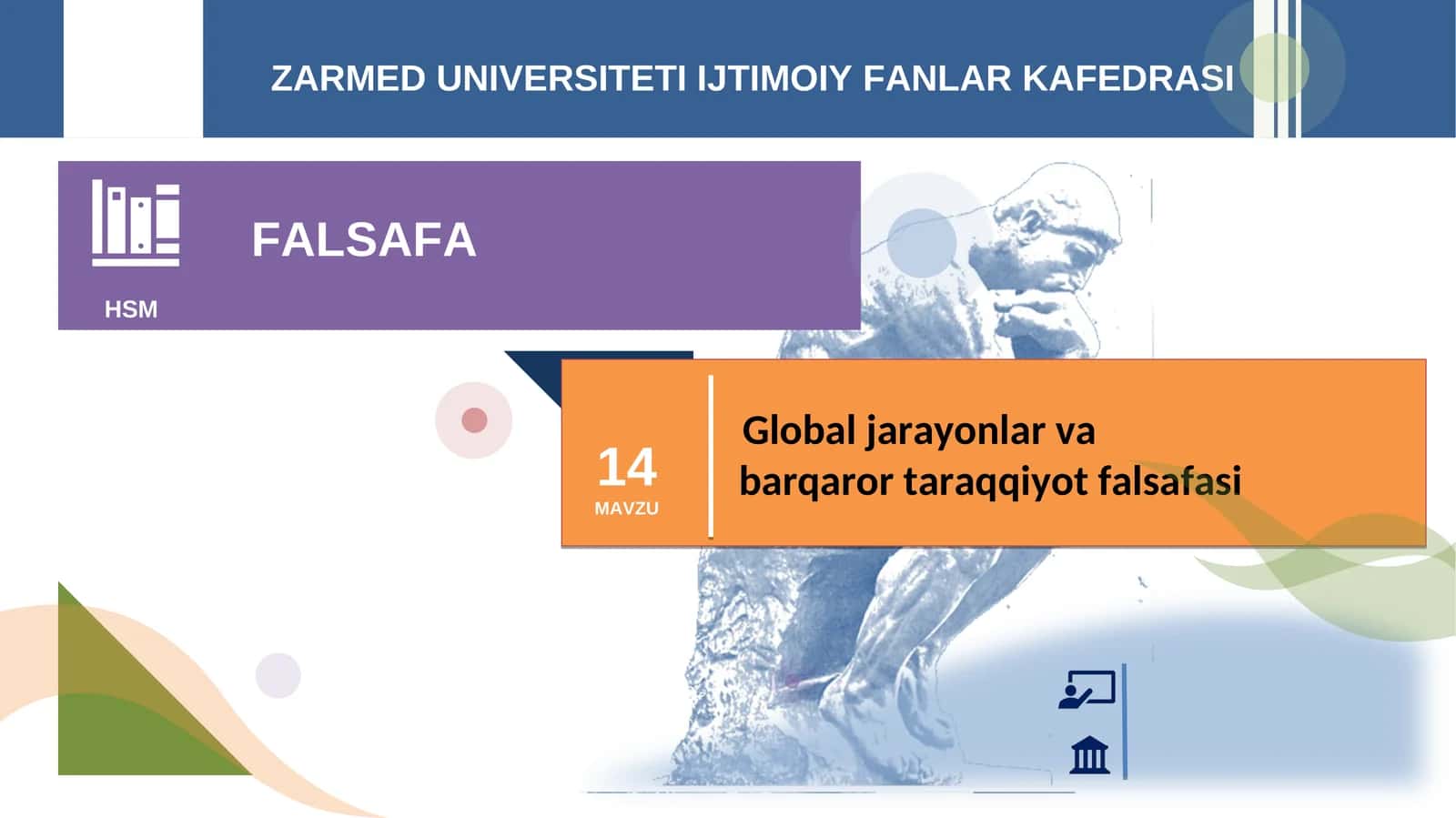 Global jarayonlar va barqaror taraqqiyot falsafasi