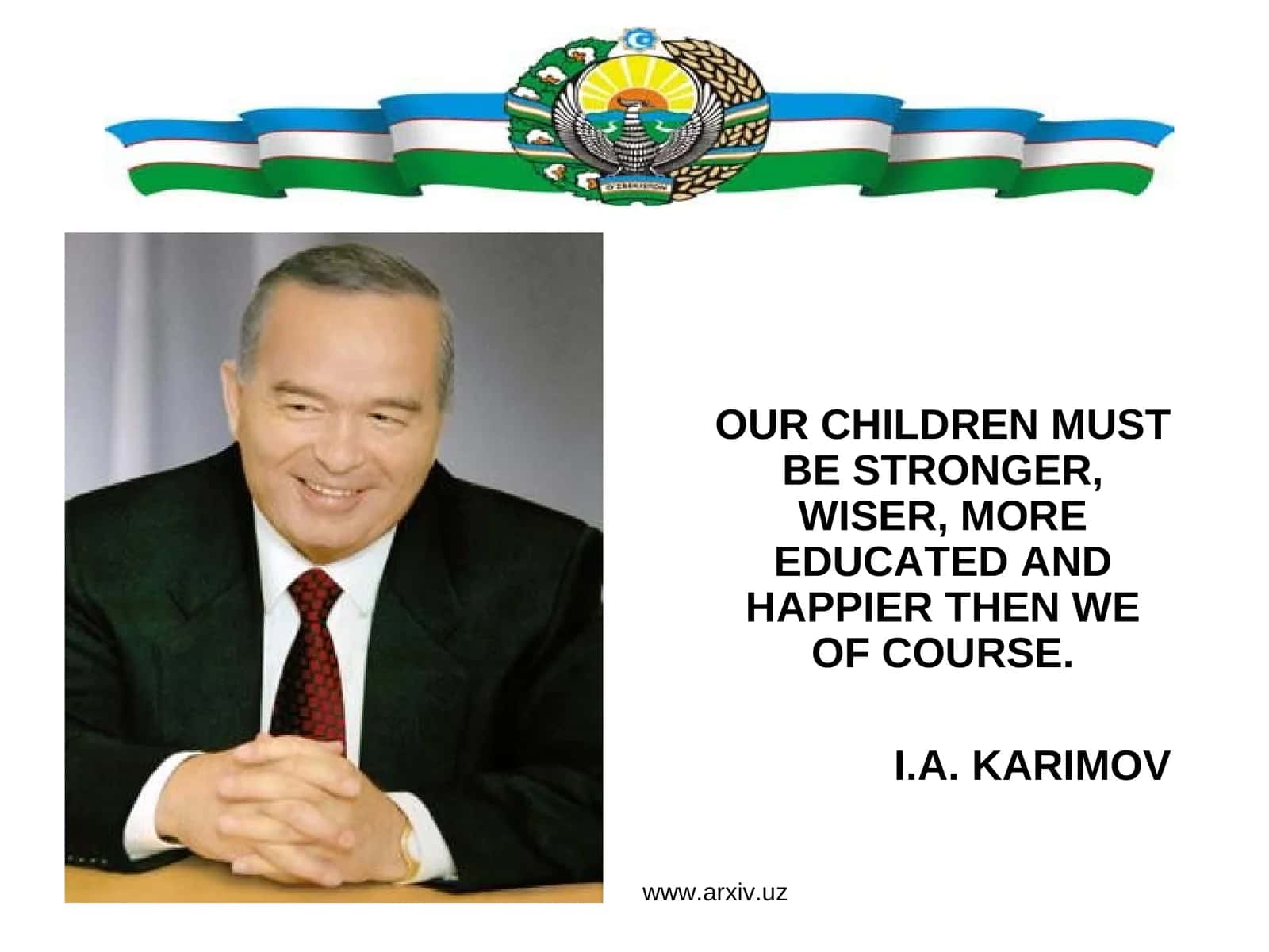 Reforms of educational system and upbringing of youth in I.A. K arimov’s works