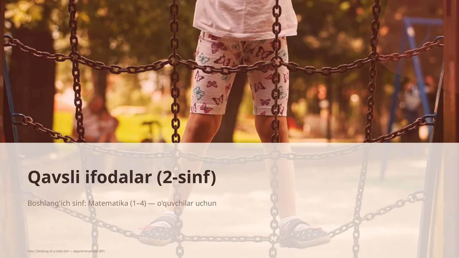 Qavsli ifodalar (2-sinf)