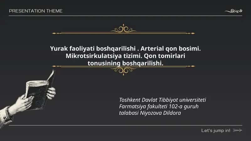 Arterial qon bosimi va yurak faoliyati