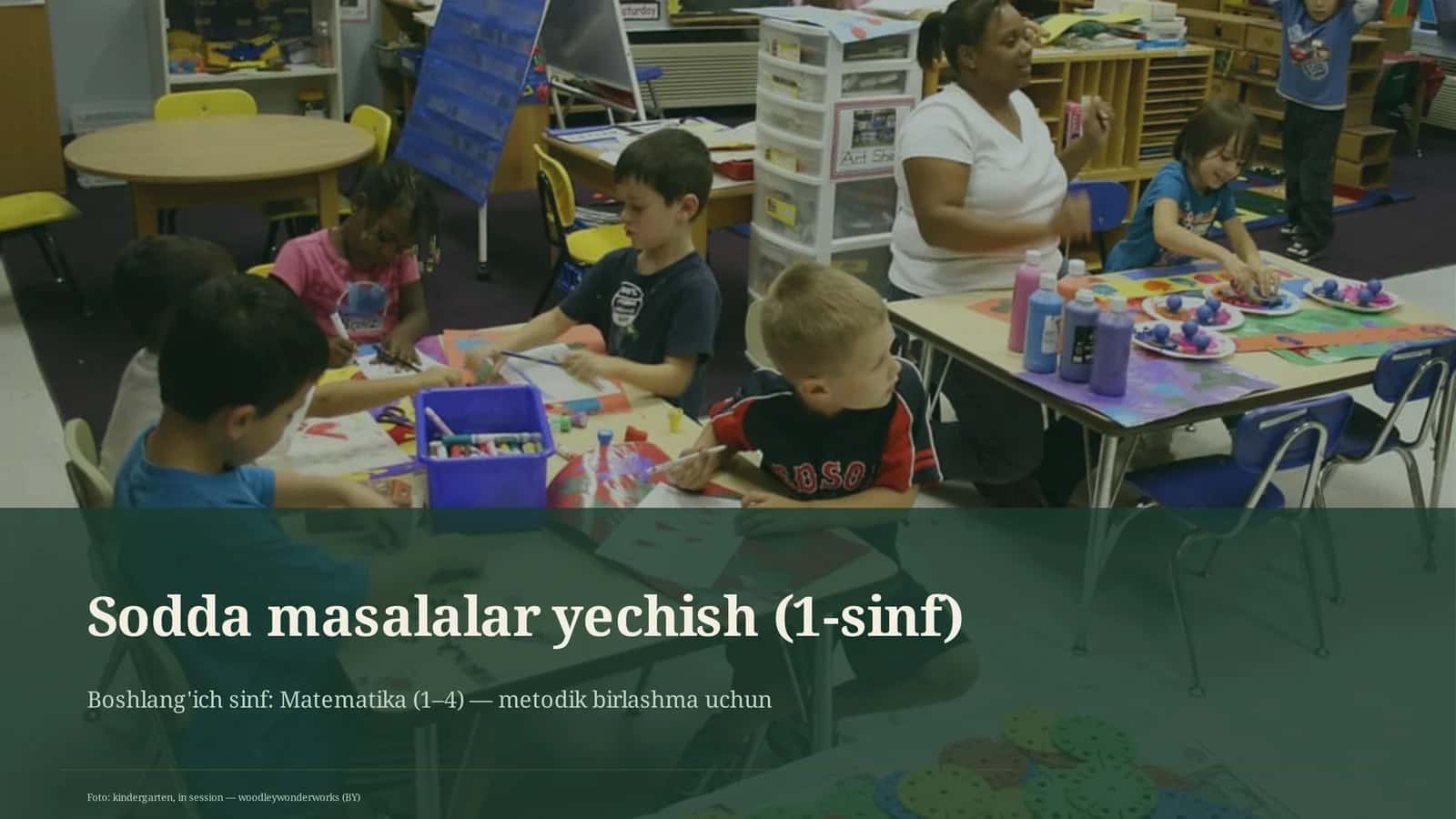 Sodda masalalar yechish (1-sinf)
