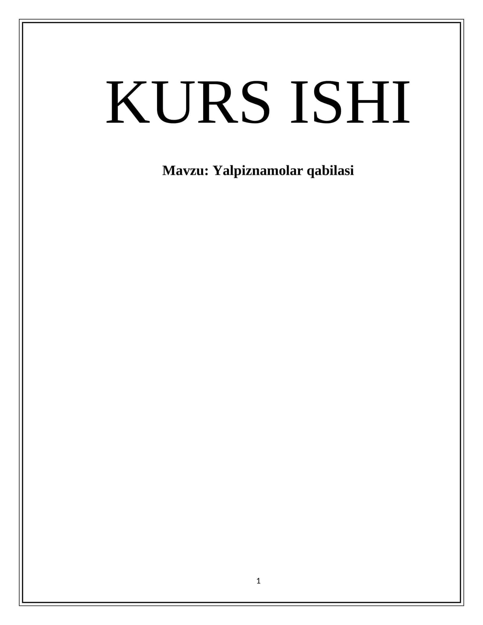 Yalpiznamolar qabilasi