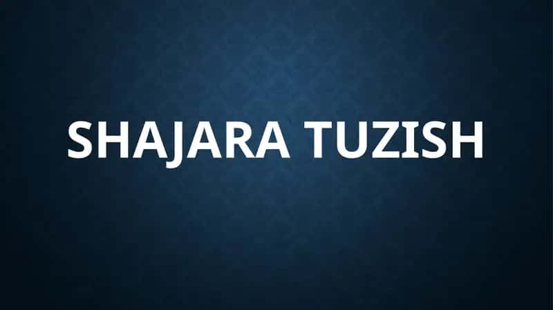 Shajara tuzish