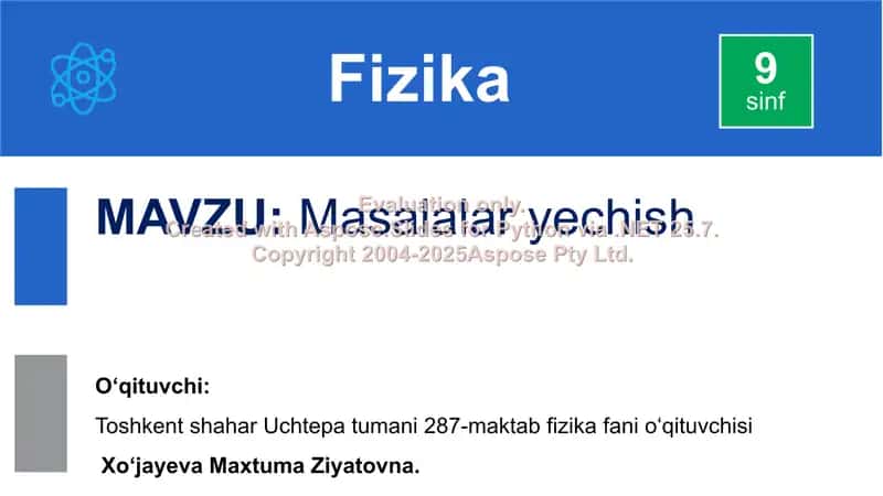 Qanday temperaturadagi vodorod molekulalarining o‘rtacha kvadratik tezligi 580 K temperaturadagi geliy gazi molekulalarining o‘rtacha kvadratik tezligiga teng bo‘ladi?