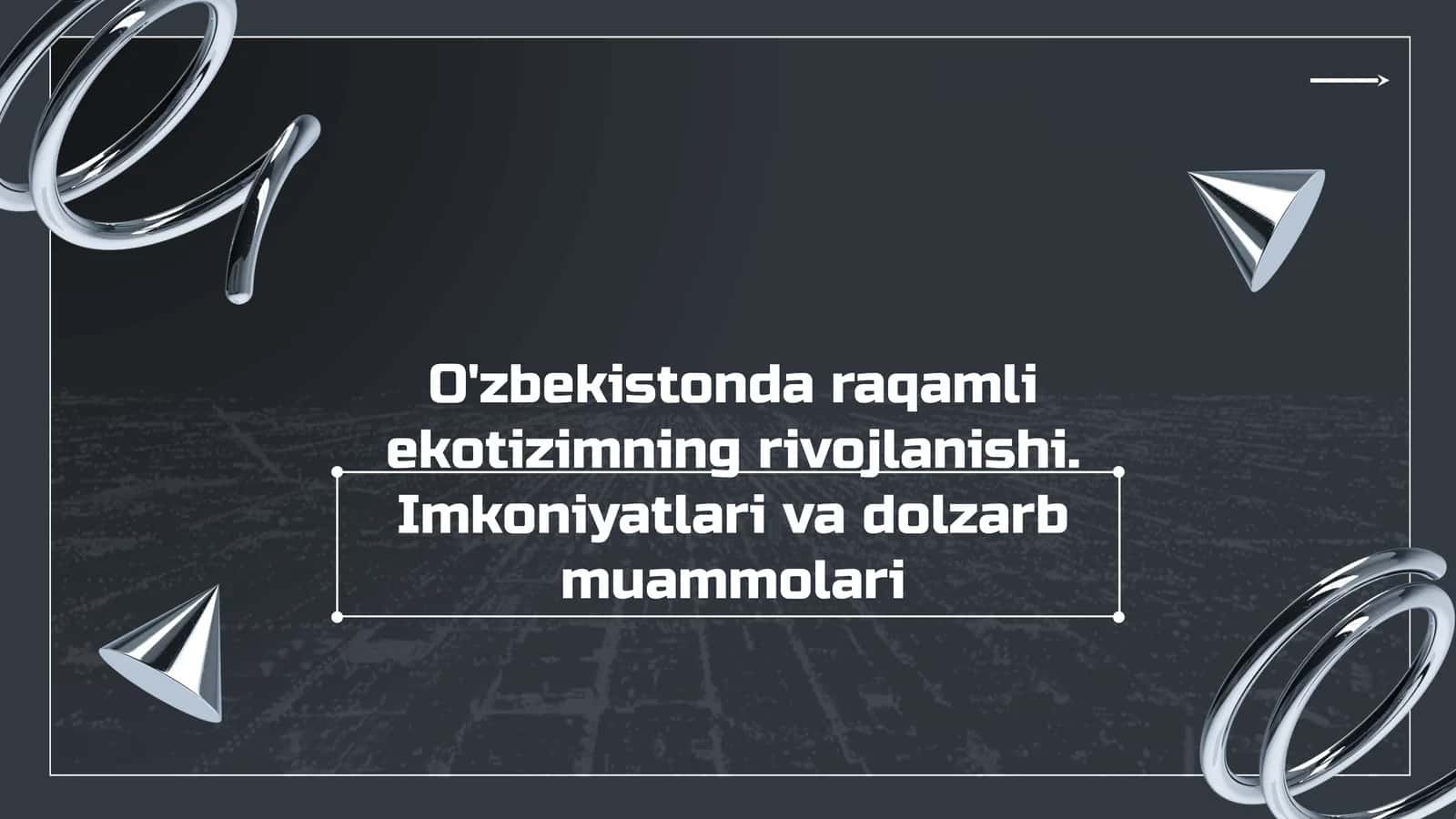 Raqamli Ekotizim: Asosiy Tushunchalar