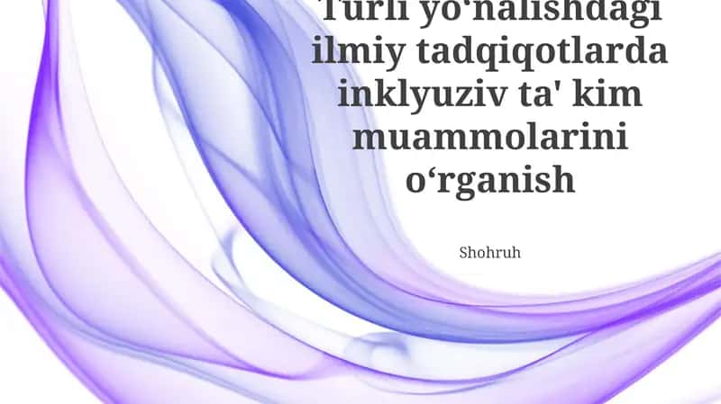 Inklyuziv ta'lim ta'rifi