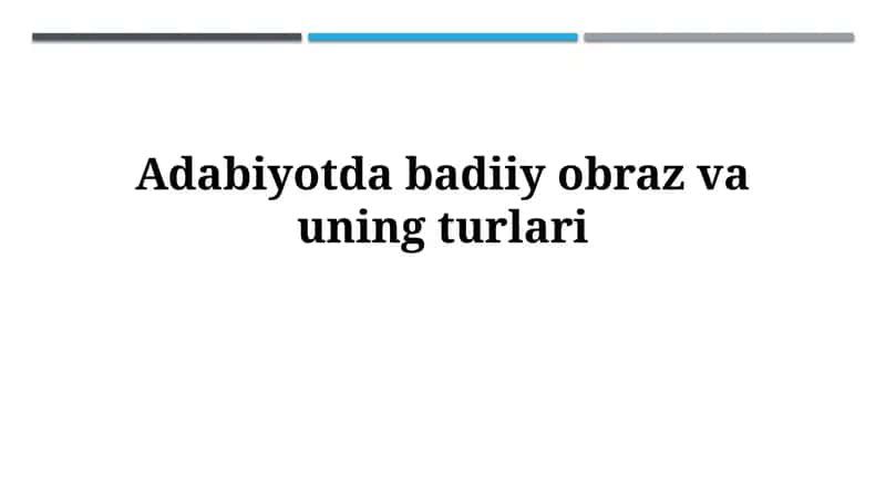 Adabiyotda badiiy obraz vauningturlari