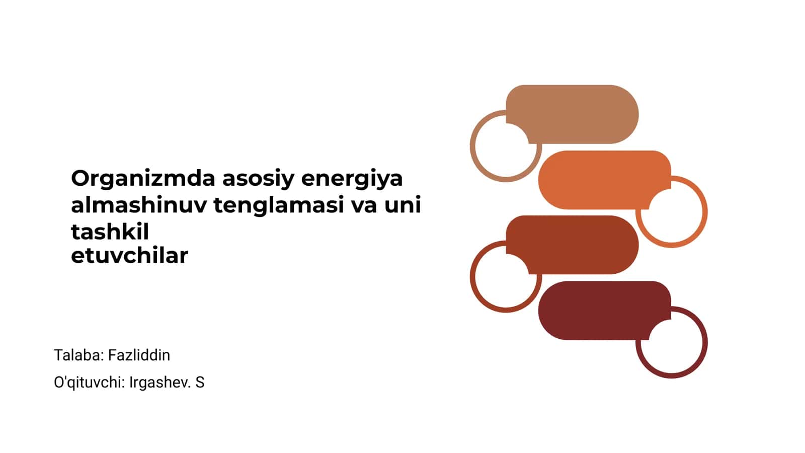 Energiya almashinuvi konsepti