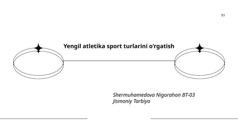 Yengil atletika sport turlarini o'rgatish
