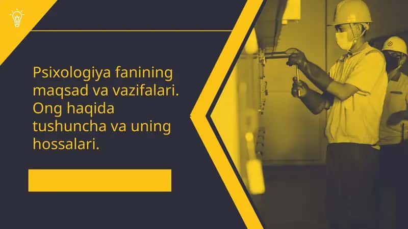 Psixologiya fanining maqsad va vazifalari