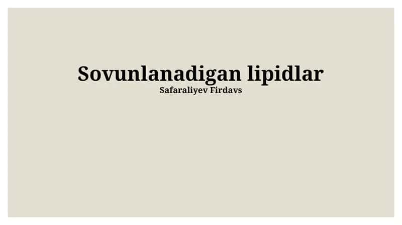 Terpenlar: tuzilishi, xususiyatlari va vazifalari