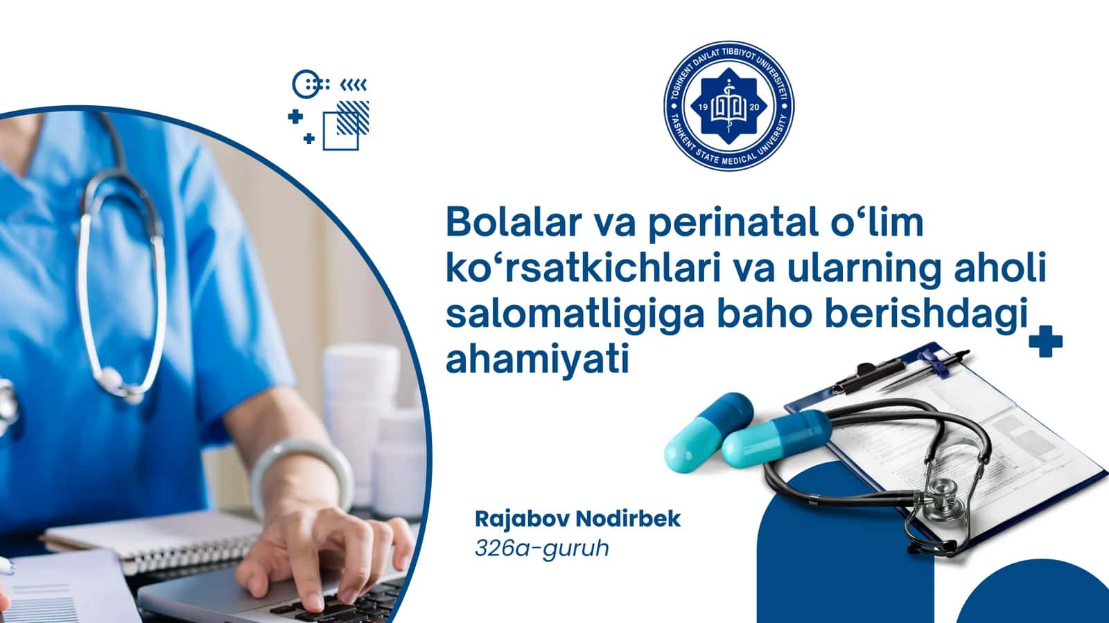 Bolalar va perinatal o‘lim ko‘rsatkichlari va ularning aholi salomatligiga baho berishdagi ahamiyati