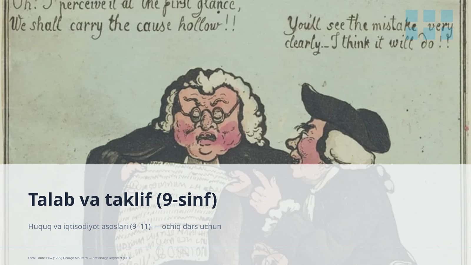 Talab va taklif (9-sinf)