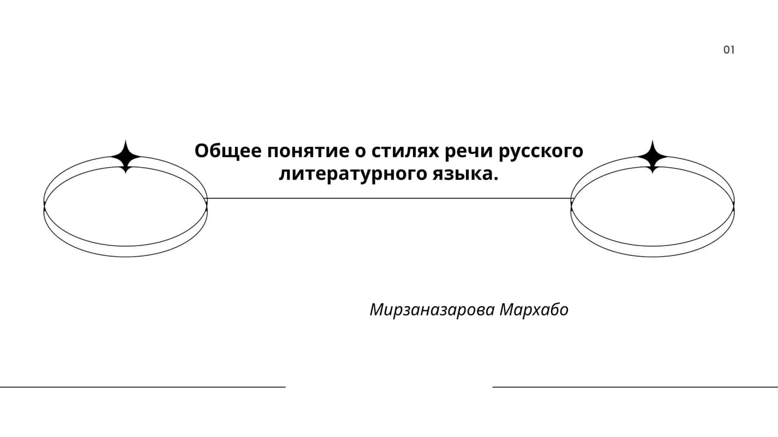 Общее понятие о стилях речи русского литературного языка