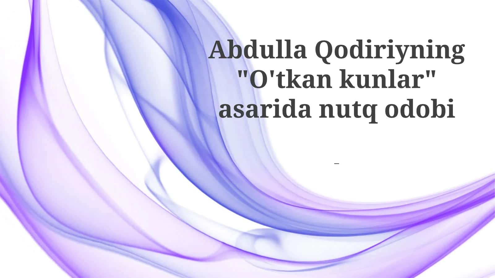 O'tkankunlar