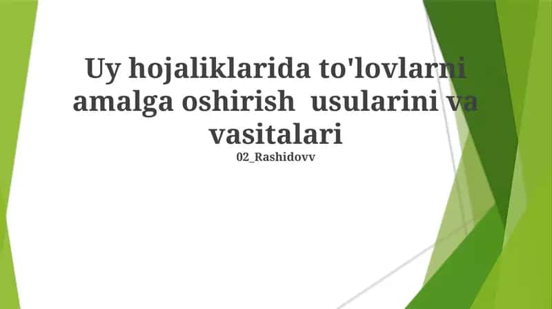 Raqamli To'lov Strategiyalari