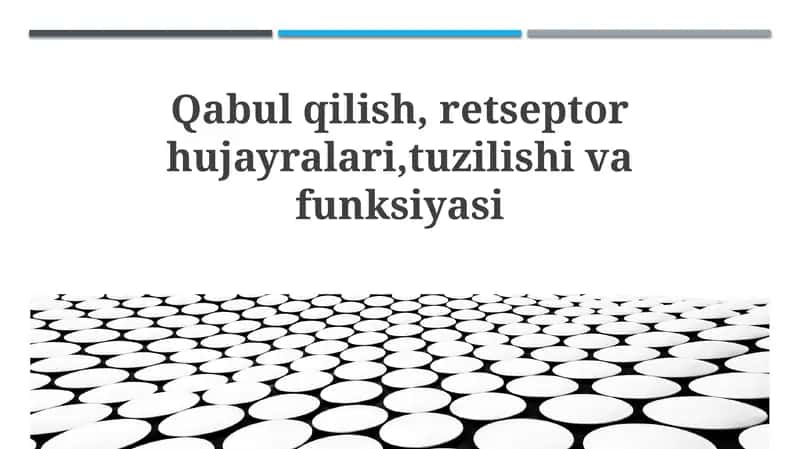 Receptor Hujayralari