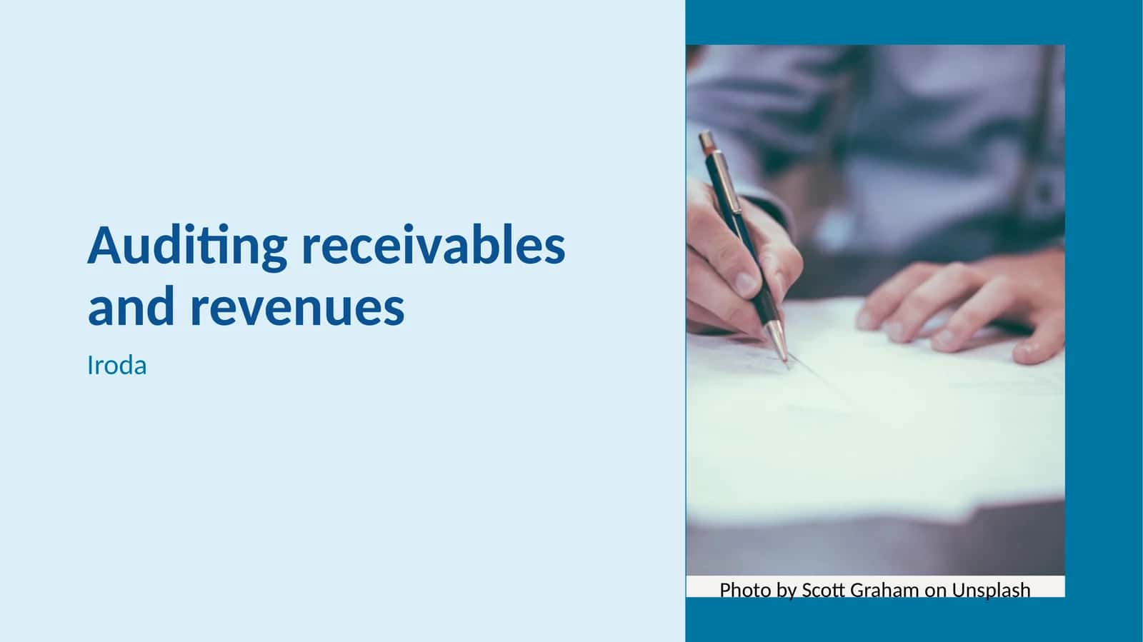 Key Audit Procedures for Receivables and Revenues