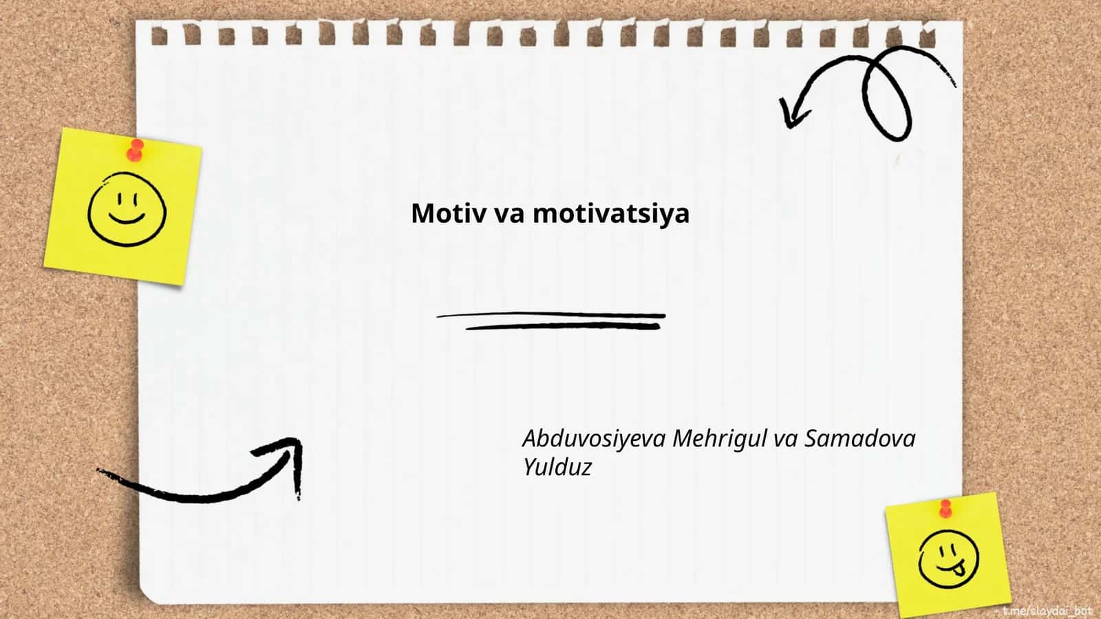 Motiv va motivatsiya