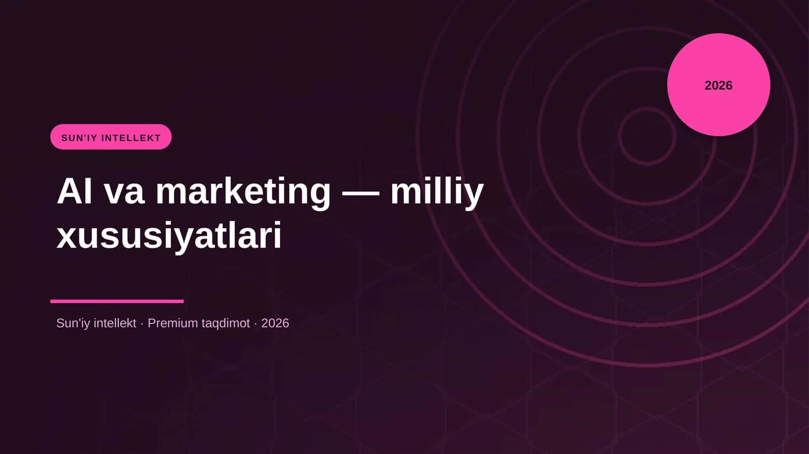 AI va marketing — milliy xususiyatlari