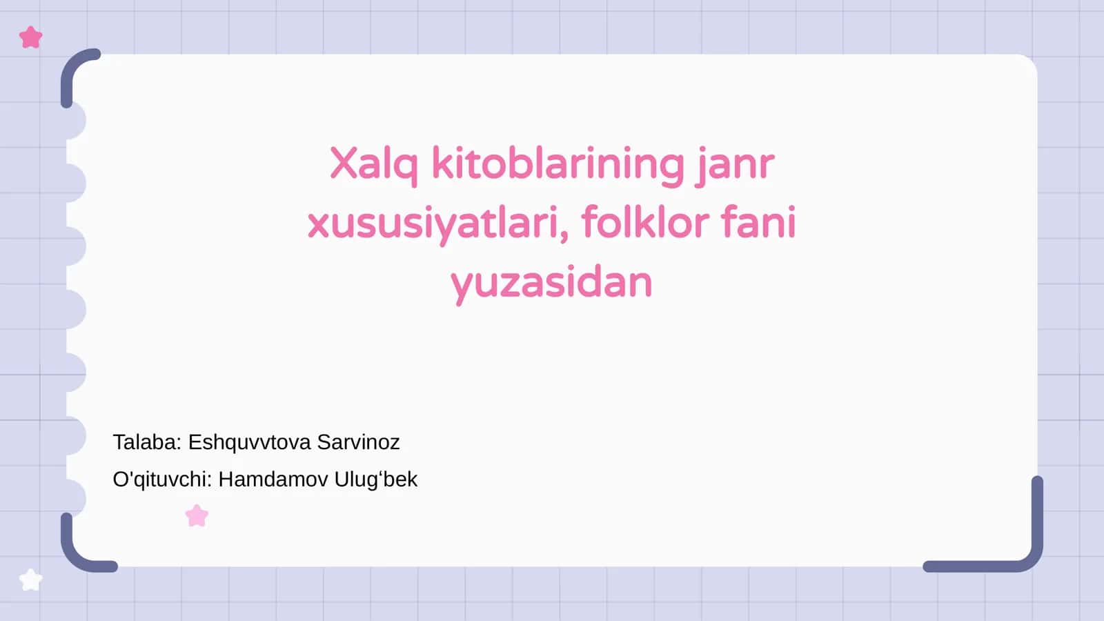 Xalq Kitoblarining Umumiy Xususiyatlari