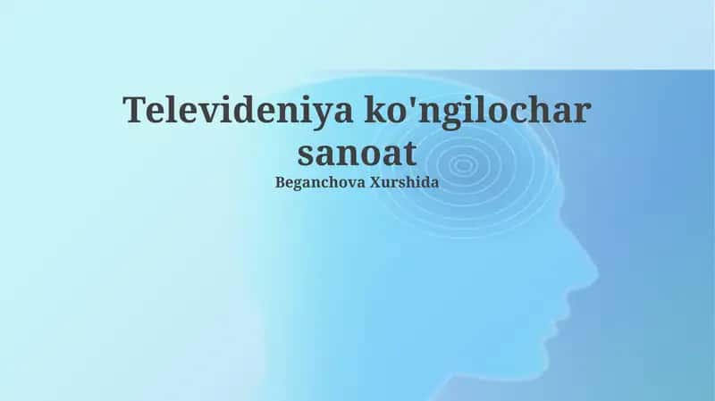 Televideniya ko'ngilochar sanoat