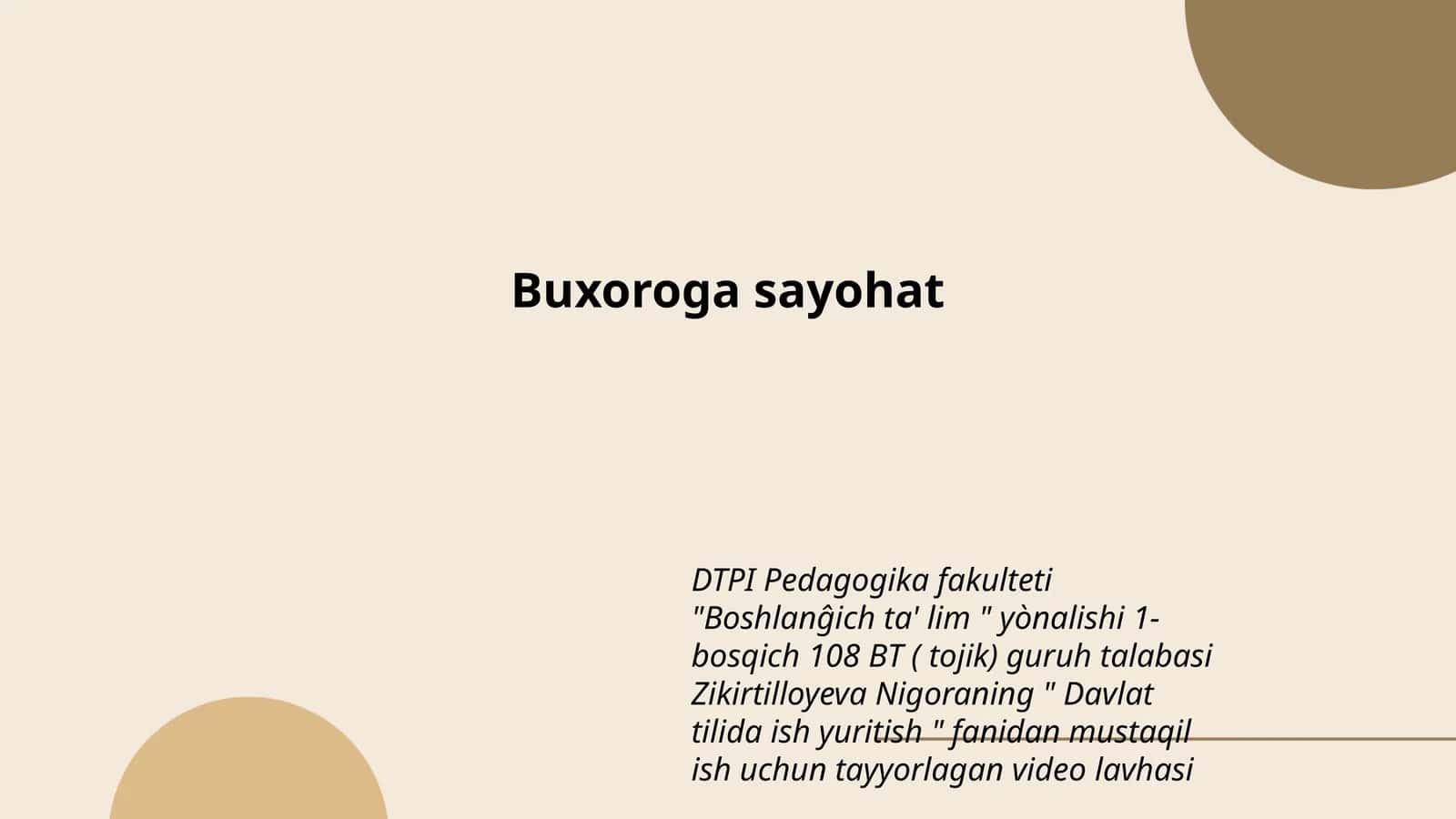 Davlat tilida ish yuritish