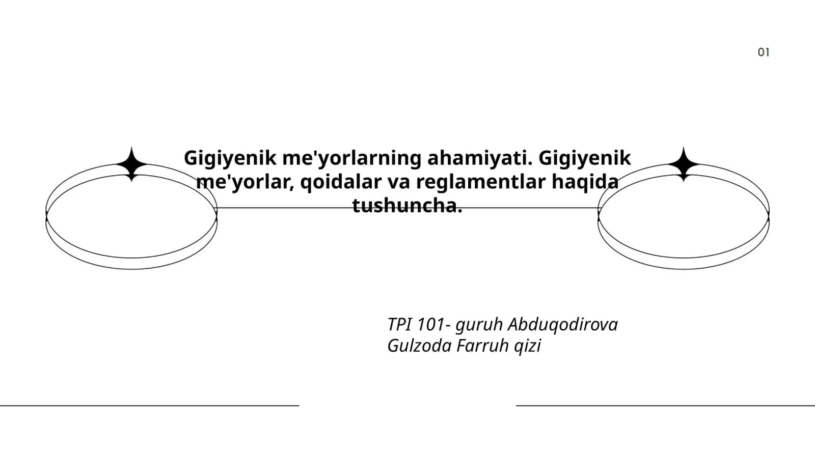 Gigiyenik me'yorlarning ahamiyati