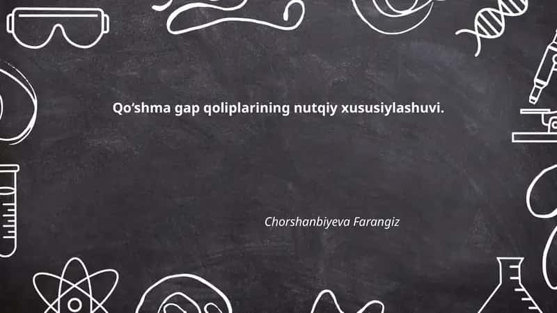 Qo‘shma gap qoliplarining nutqiy xususiylashuvi