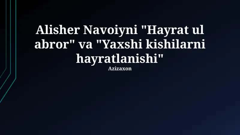 Hayrat ul Abror