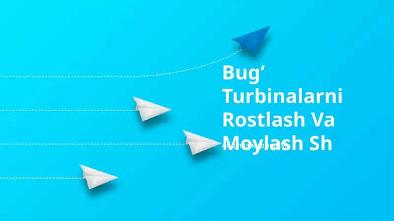 Shamol Turbinalarni Rostlash Va Moylash Sh