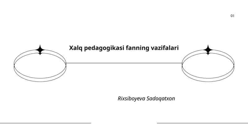 Xalq pedagogikasi fanning vazifalari