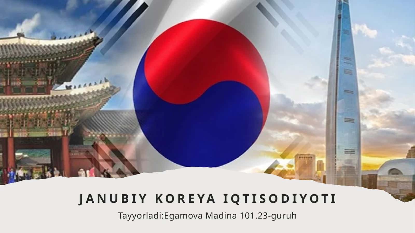 Janubiy Koreya iqtisodiyoti