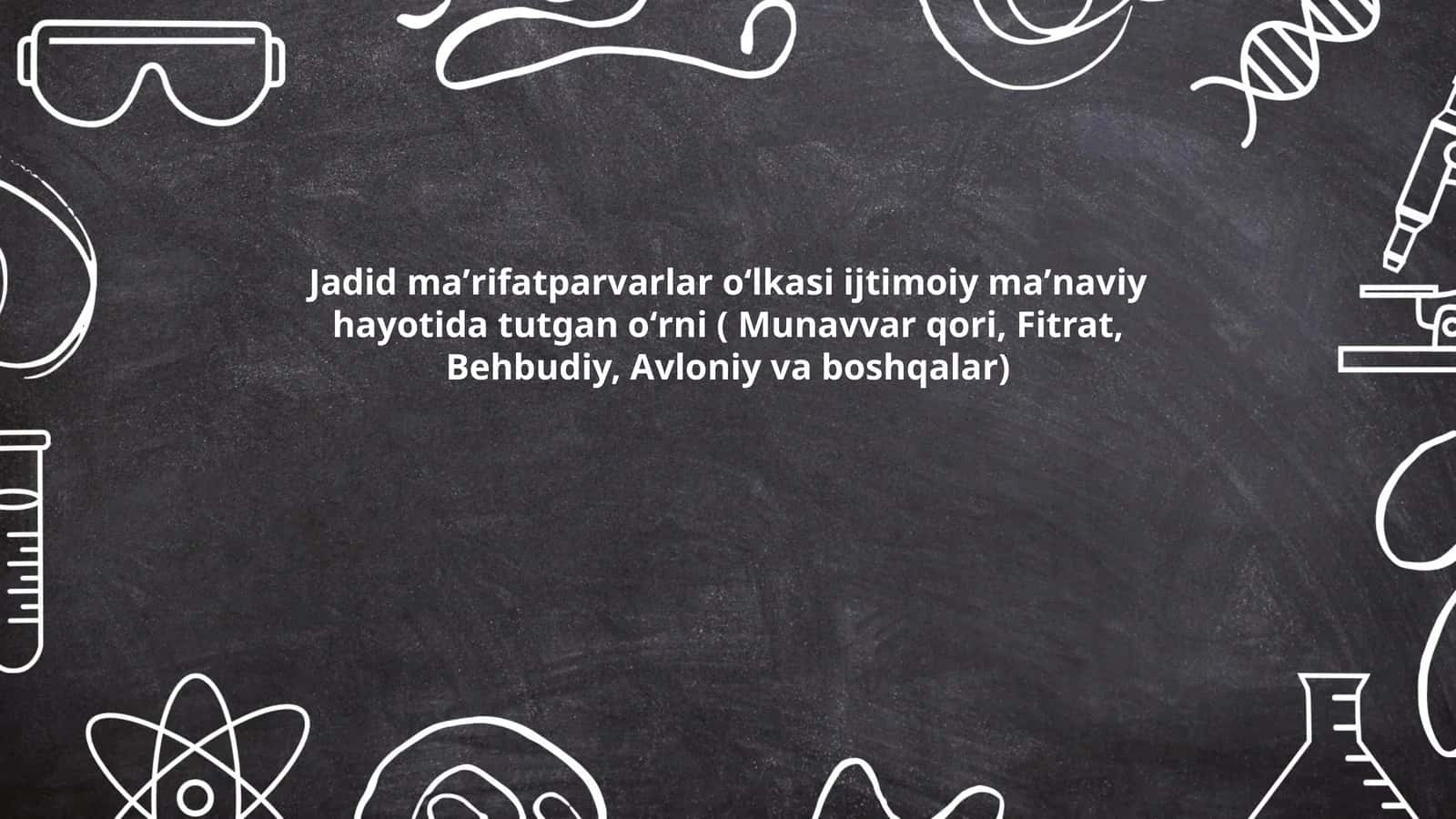 Munavvar qori va maʼrifatparvarlik harakati