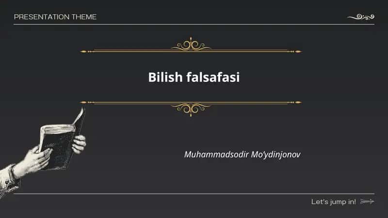Bilish falsafasi